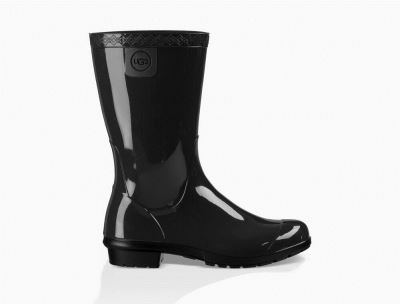 UGG Raana Rain Big Kids Boots Black - AU 932VC